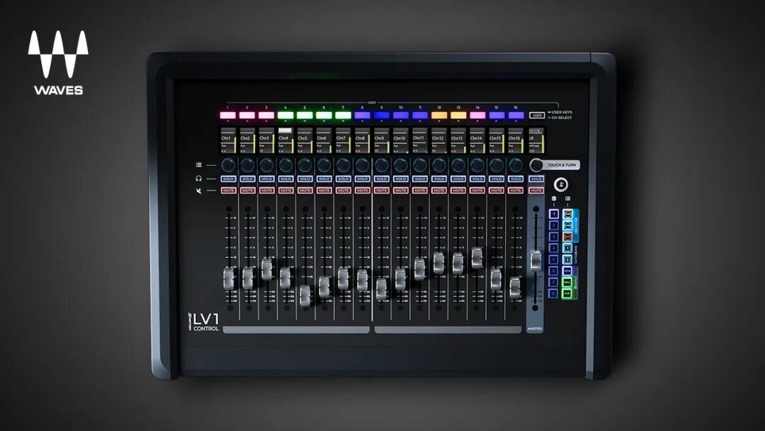 Waves发布eMotion LV1 Control高级推子扩展控制器