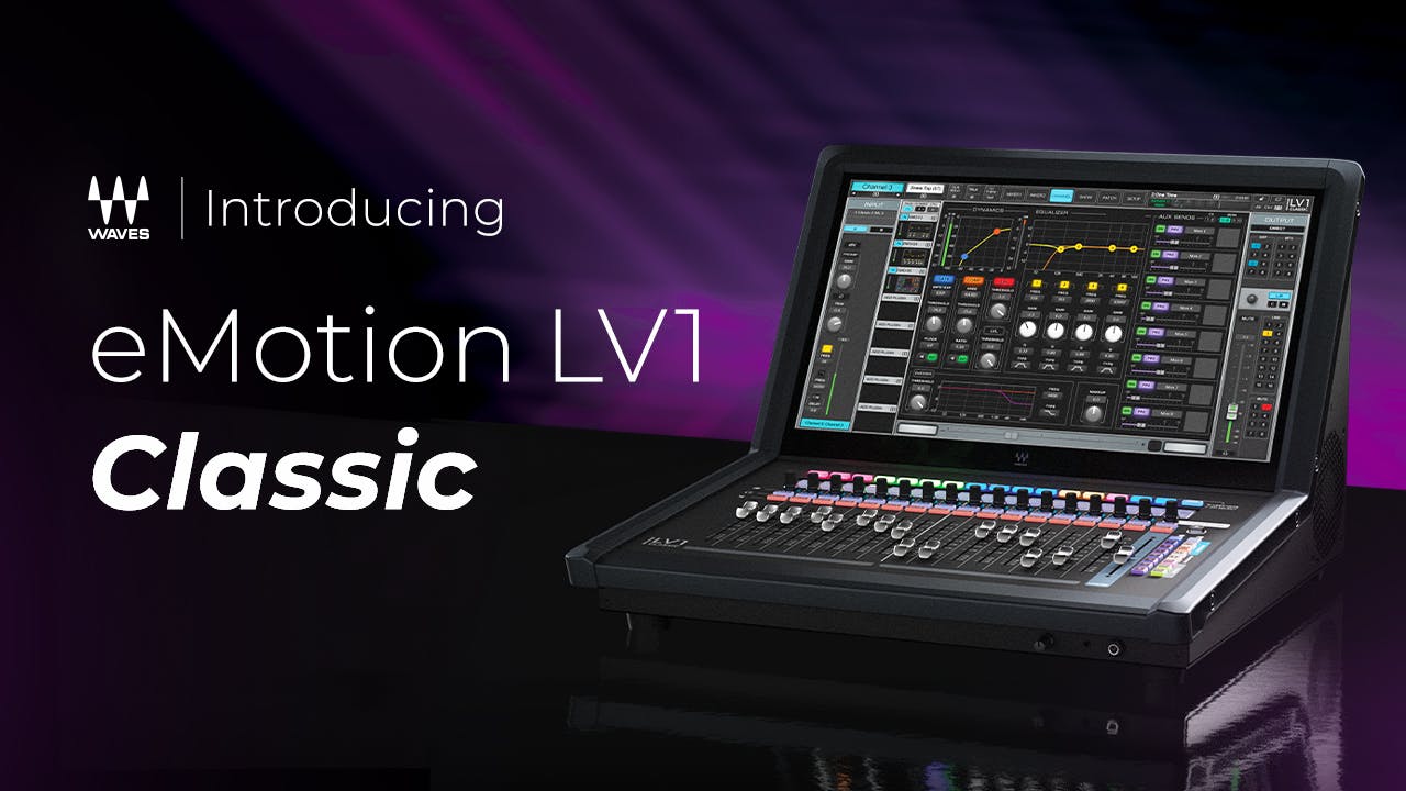 eMotion LV1 Classic 现场调音台介绍