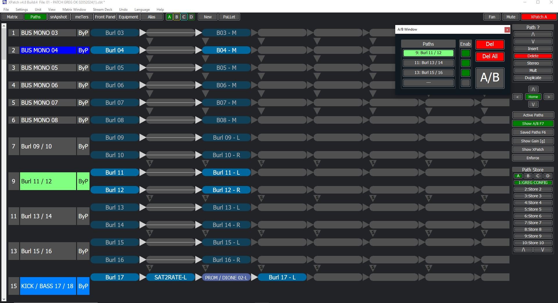 XPatch4 A/B 窗口