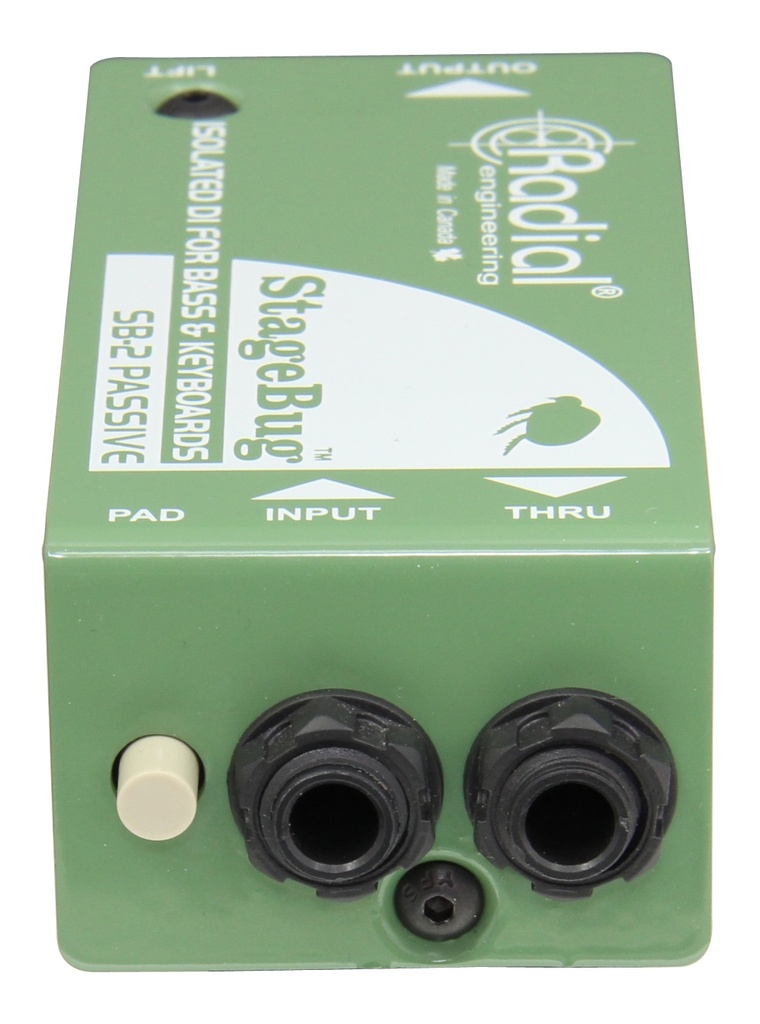 Radial StageBug SB-2 input panel