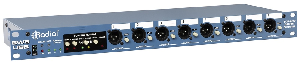 Radial SW8-USB left angle