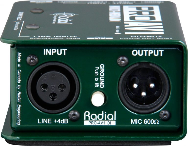 Radial ProAV1 feature panel 2