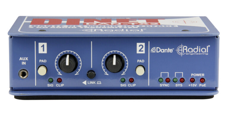 Radial DiNET DAN-TX2 功能视图