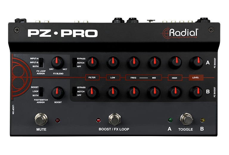 Radial PZ-Pro feature panel 1