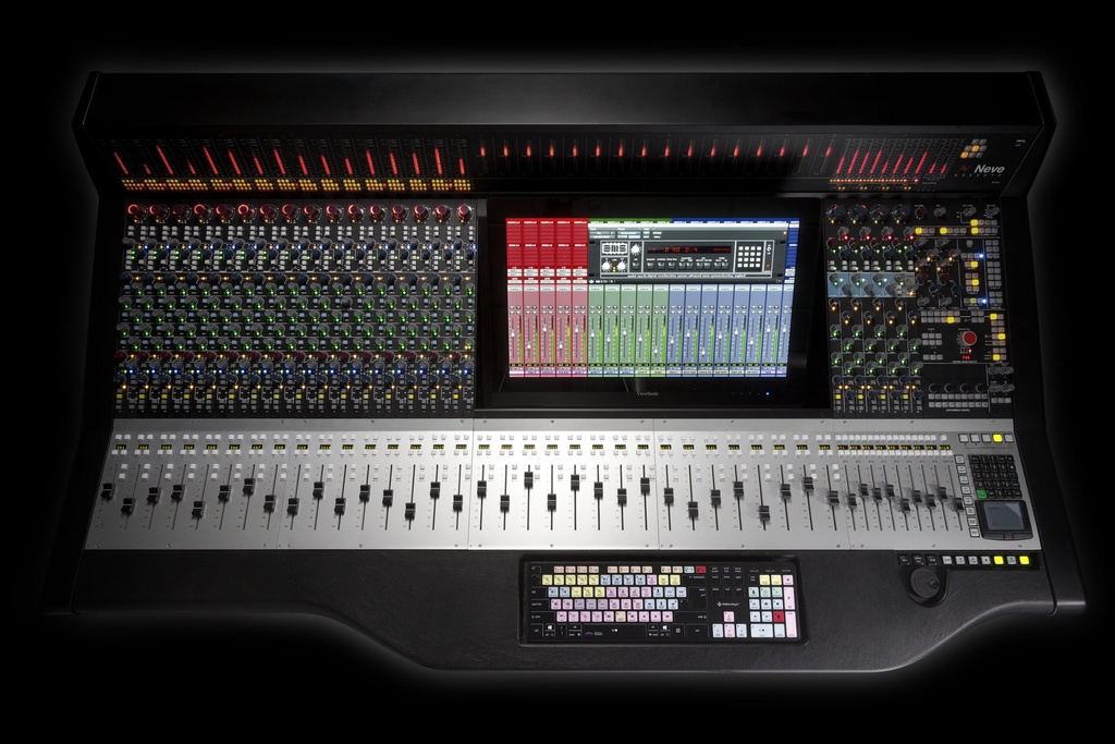 AMS Neve Genesys Black full console top view