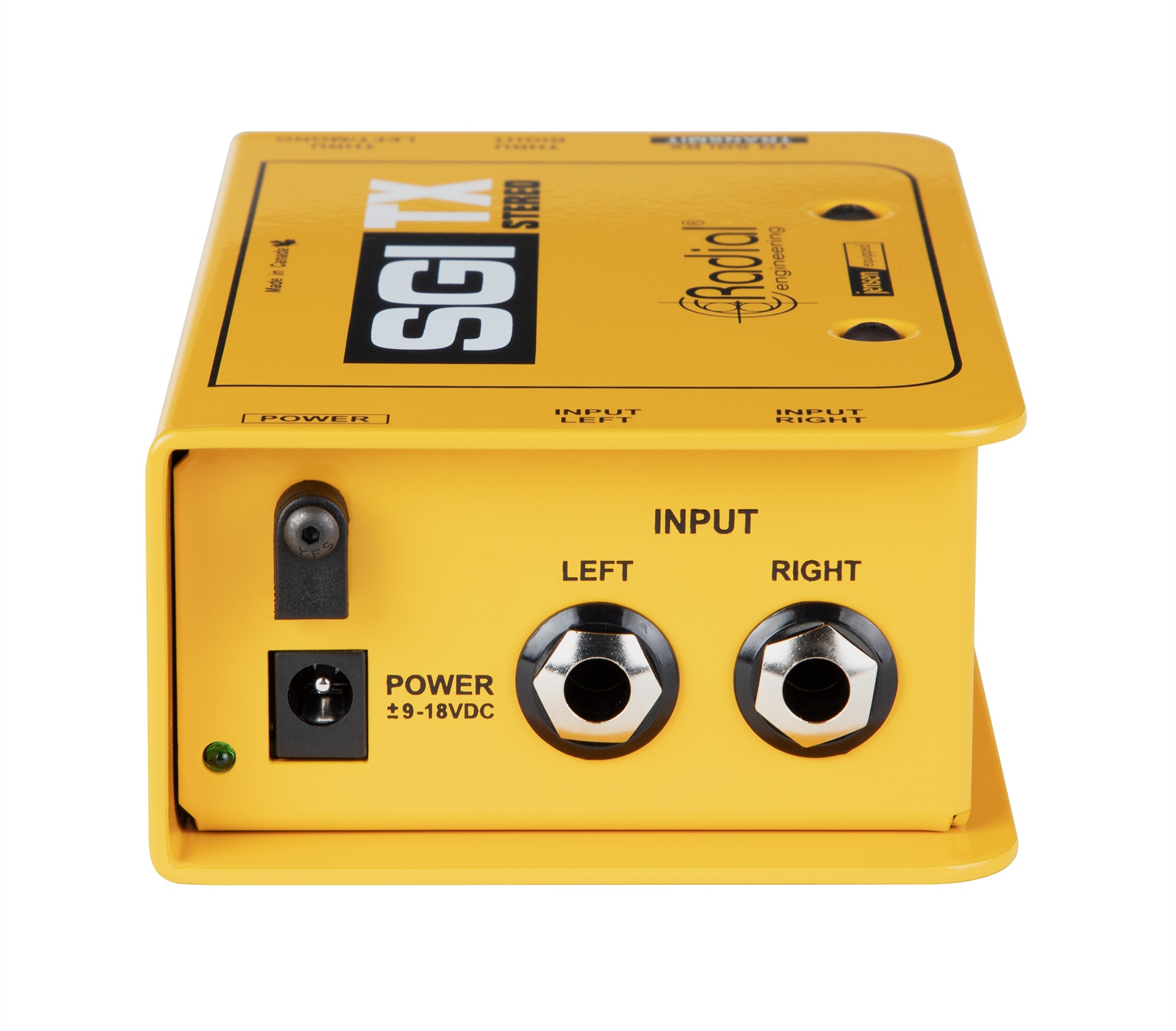SGI Stereo TX input features