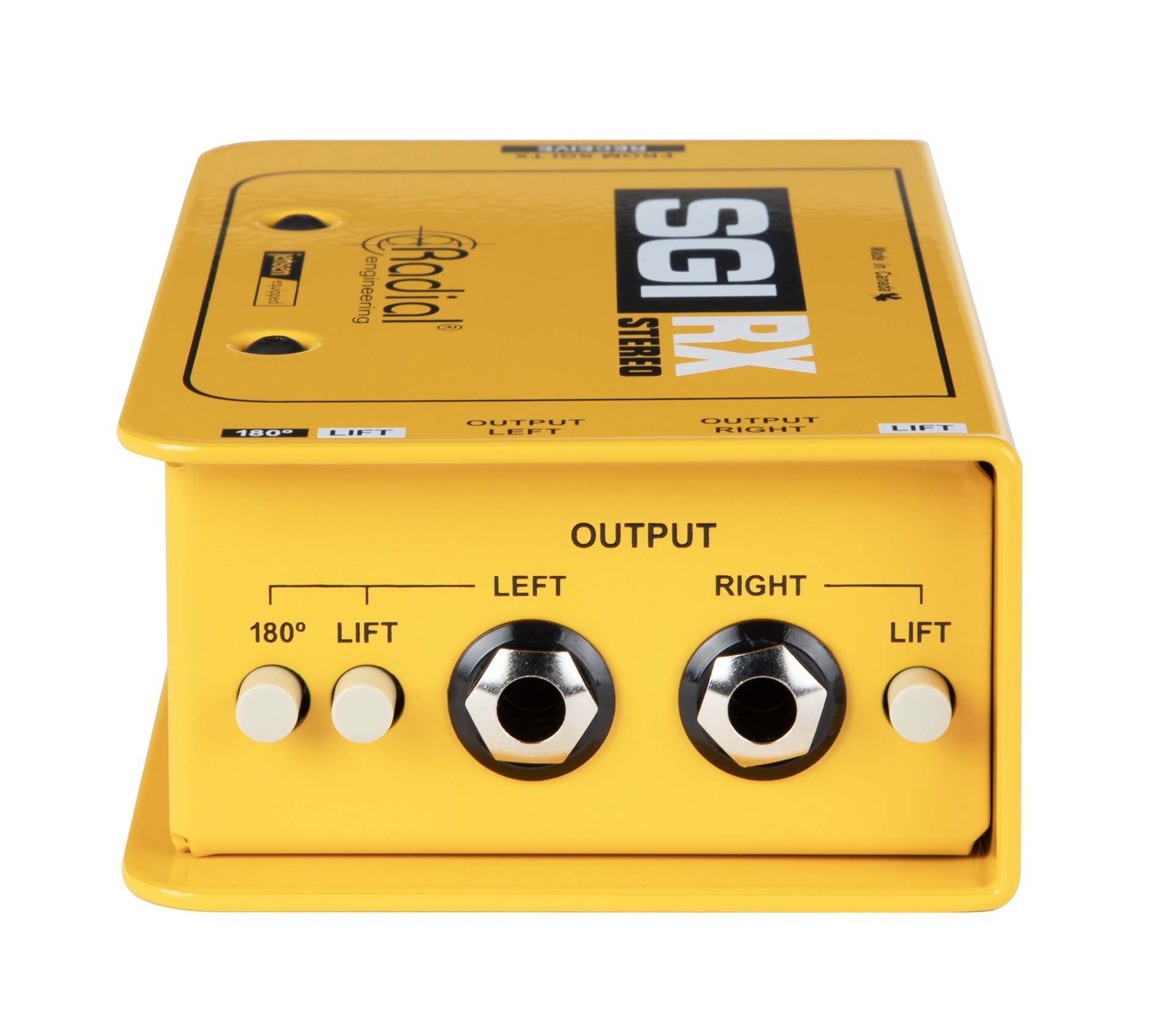 SGI Stereo RX output features