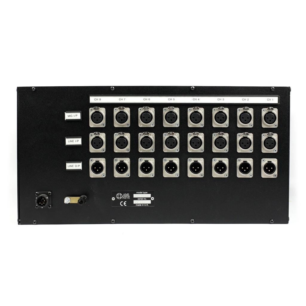 AMS Neve 1073/1084 5U Rack Rear Connections