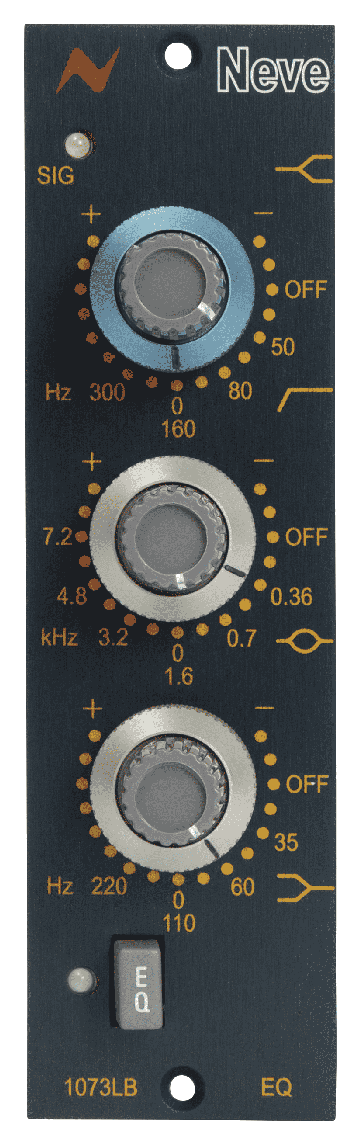 AMS Neve 1073LBEQ front panel