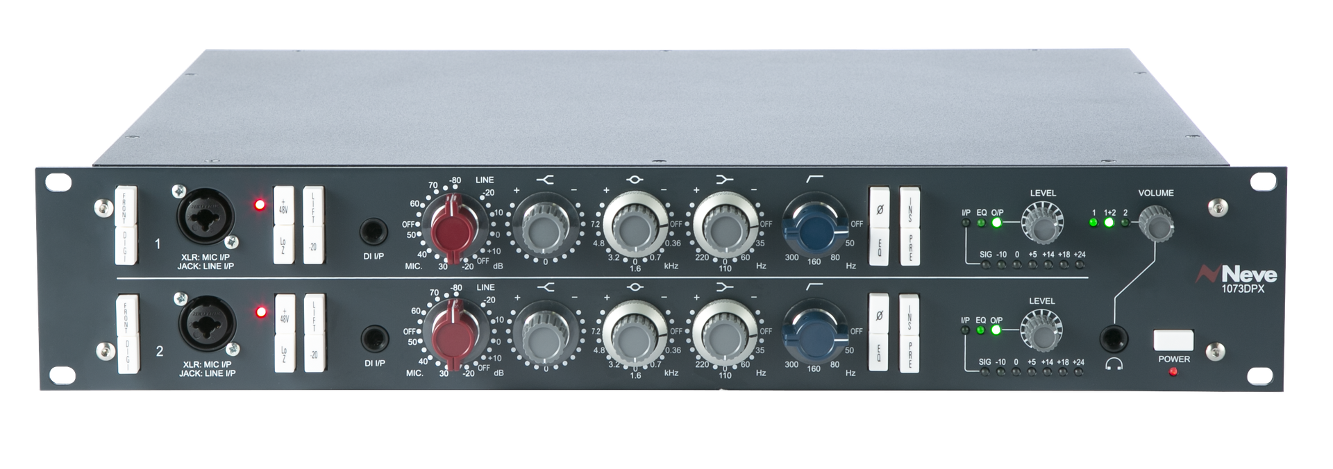AMS Neve 1073DPX front panel