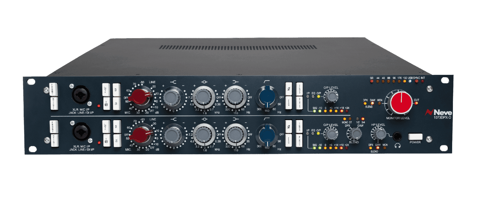 AMS Neve 1073DPX-D front panel