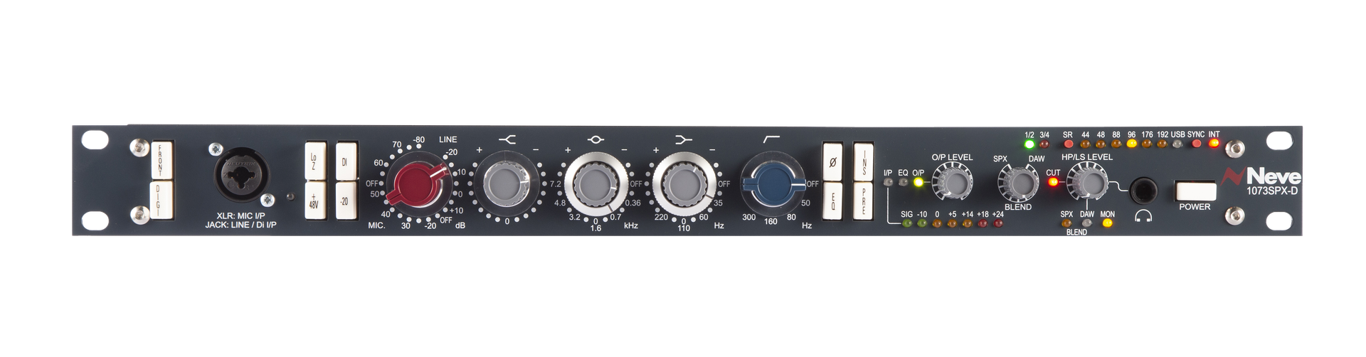 AMS Neve 1073 SPX-D front panel