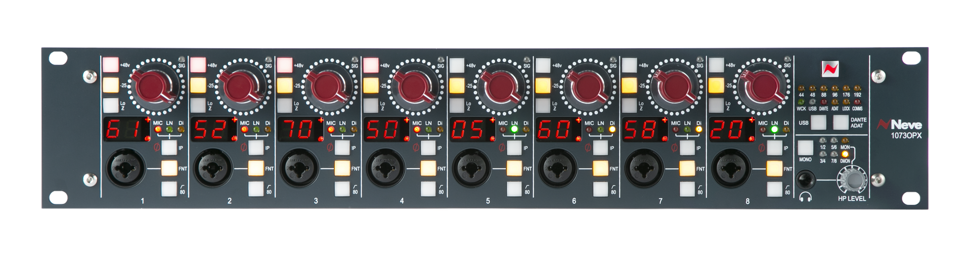 AMS Neve 1073OPX front panel